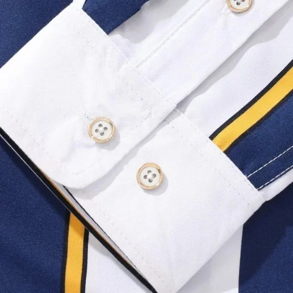 White Mens Button Up Shirt - Picture 6 of 6